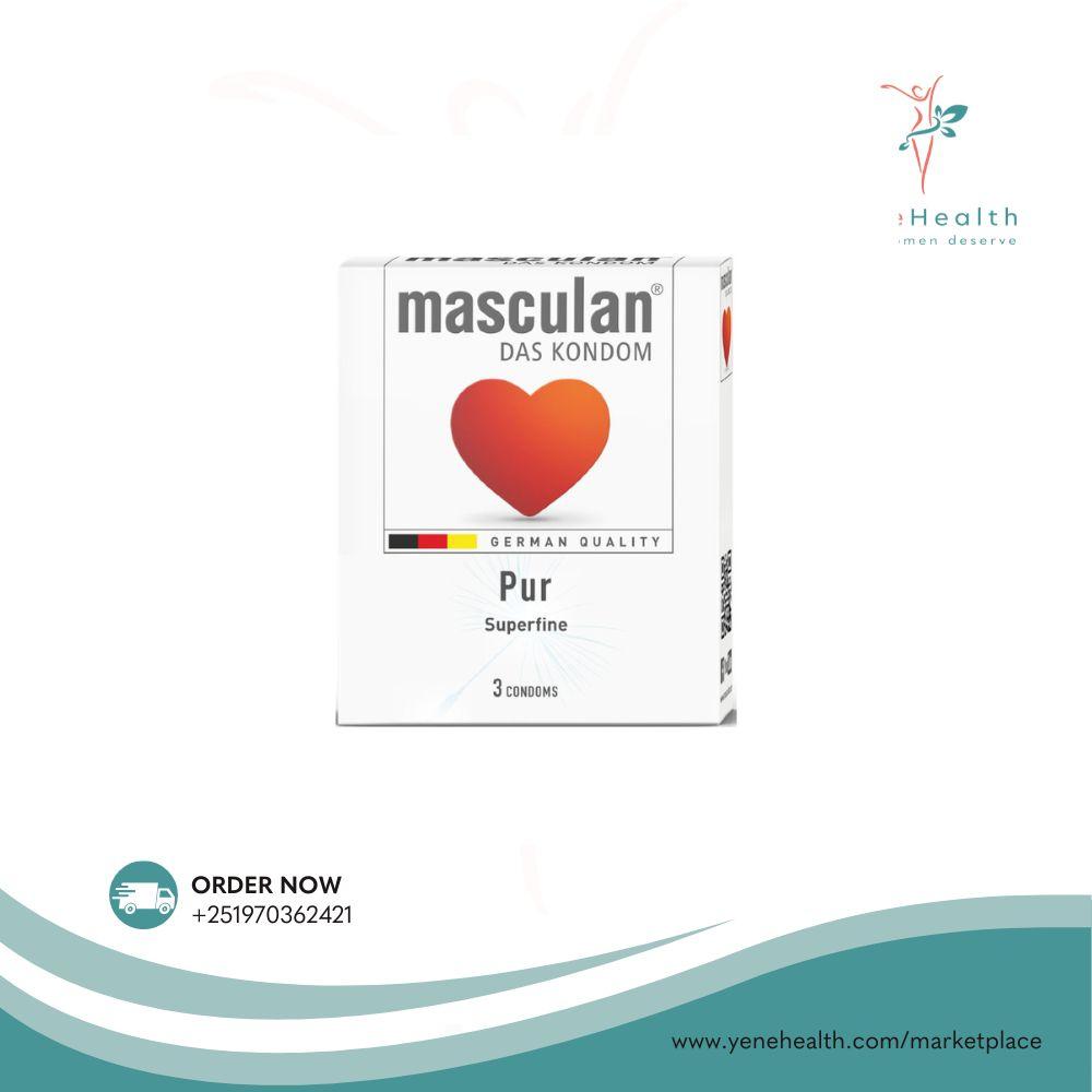 Masculan Condom Pur Type 3 Pcs *16 pk