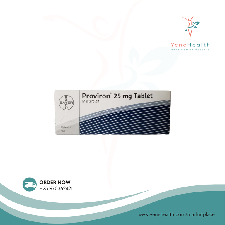 Proviron 25 mg of 20 tab (Mesterolon)