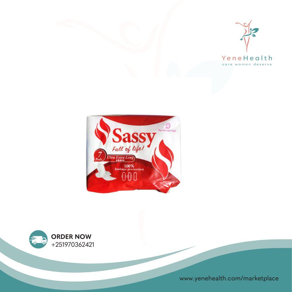 Sassy Pads of 7 Pcs  Ultra Extra  Long 