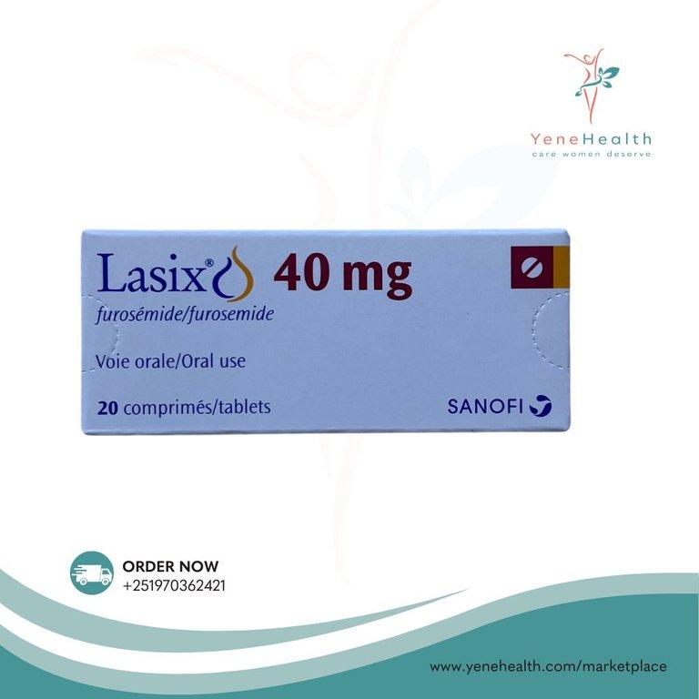 Lasix 40 mg (Furosemide) 2*10